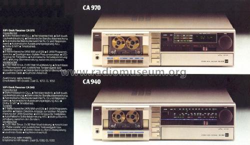 Stereo Deck Receiver CA 940; Dual, Gebr. (ID = 2810043) Radio