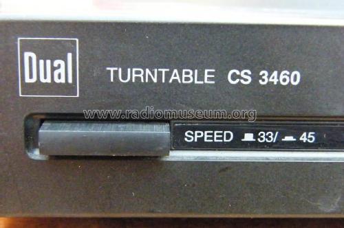 Turntable CS-3460; Dual, Gebr. (ID = 1041138) Ton-Bild