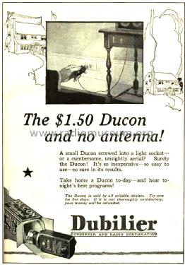 Ducon Light Line Aerial Adapter ; Dubilier Condenser (ID = 1308914) Radio part