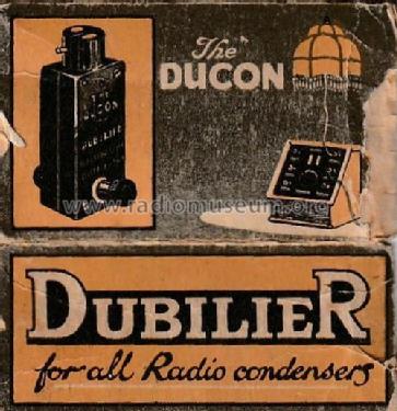 Ducon Light Line Aerial Adapter ; Dubilier Condenser (ID = 2711176) Radio part