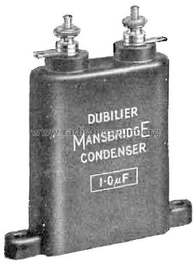 Mansbridge Condenser ; Dubilier Condenser (ID = 1584068) Radio part