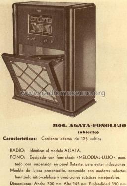 Ágata FonoLujo ; Ducal, Germán S.A.; (ID = 2930510) Radio