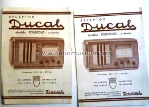 Poderoso A42; Ducal, Germán S.A.; (ID = 2528699) Radio