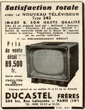 343; Ducastel Frères DAHG (ID = 450410) Télévision