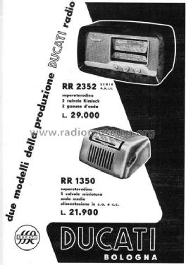 RR2352; Ducati, SSR Società (ID = 214109) Radio