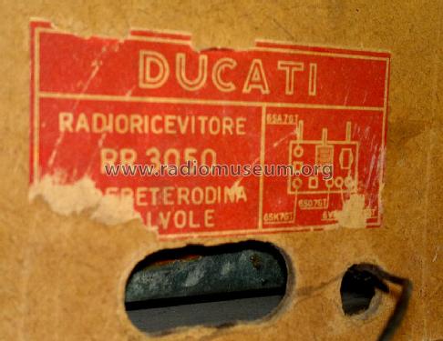 RR3050; Ducati, SSR Società (ID = 1612038) Radio