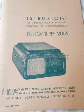 RF2055; Ducati, SSR Società (ID = 2620300) Radio