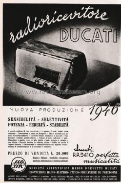RR3410.1; Ducati, SSR Società (ID = 3004956) Radio