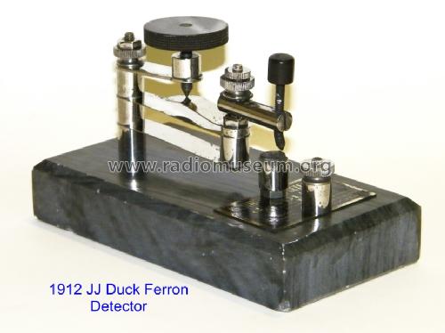 Improved Type Ferron Detector vertical type; Duck Co., J.J. and (ID = 1012447) Radio part