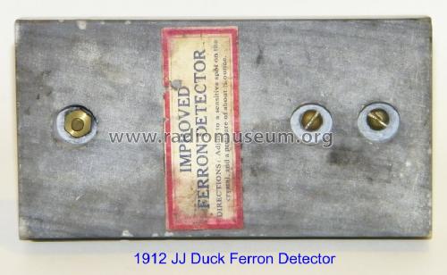 Improved Type Ferron Detector vertical type; Duck Co., J.J. and (ID = 1012453) Radio part