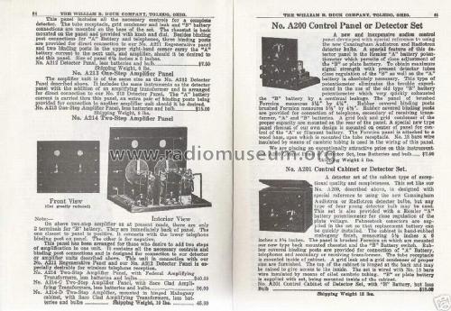 A214 Unit Panel two-step Amplifier; Duck Co., J.J. and (ID = 960639) mod-past25