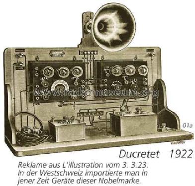 deux paneaux, 6 Lampes ; Ducretet -Thomson; (ID = 1546) Radio