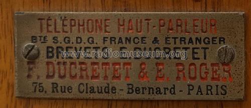 Téléphone Haut-Parleur ; Ducretet -Thomson; (ID = 2233147) Speaker-P