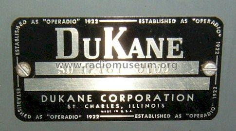 PA System S0 72767 0100; DuKane Corporation; (ID = 1340698) Ampl/Mixer