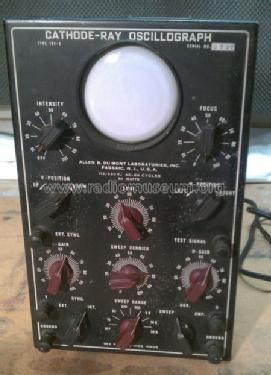 Oscilloscope 164-E; DuMont Labs, Allen B (ID = 1328725) Equipment