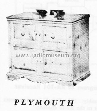 Plymouth RA-101B; DuMont Labs, Allen B (ID = 729776) TV Radio