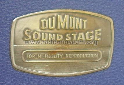 Sound Stage ; DuMont Labs, Allen B (ID = 310701) Sonido-V