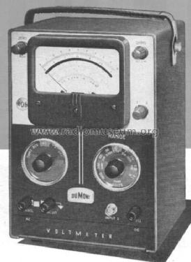 Vacuum Tube Voltmeter 405 Equipment DuMont Labs, Allen B |Radiomuseum.org