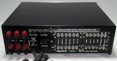 Stereo Preamplifier PAT-5; Dyna Co. Dynaco; (ID = 2110522) Ampl/Mixer