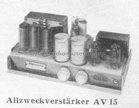 AV15; Dynacord W. (ID = 376666) Ampl/Mixer