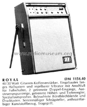 Gitarrenverstärker Royal ; Dynacord W. (ID = 2157828) Ampl/Mixer