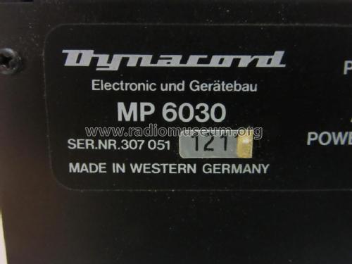 Stereo-Mischpult MP 6030; Dynacord W. (ID = 2390437) Ampl/Mixer