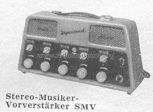 Stereo-Vorverstärker SMV; Dynacord W. (ID = 376691) Ampl/Mixer