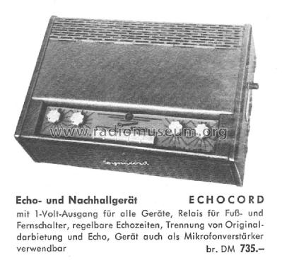 Echocord ; Dynacord W. (ID = 2566067) Ampl/Mixer