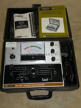 B+K Precision CRT Tester / Rejuvenator 470; B&K Precision, (ID = 1416430) Equipment