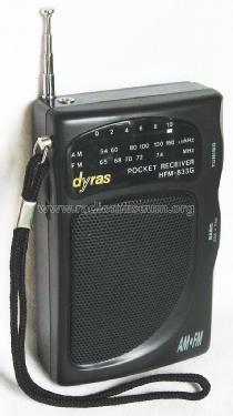 AM / FM Pocket Receiver HFM-833G; Dyras; Nürnberg (ID = 2772610) Radio