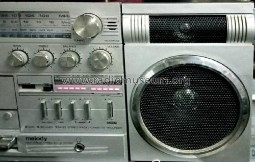 Melody 3 Band Stereo Radio Cassette Recorder SW-7180; Unknown - CUSTOM (ID = 3087122) Radio