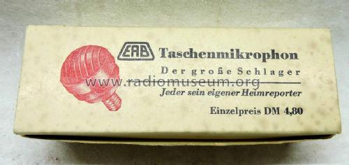 Taschenmikrophon ; EAB, Elektro- (ID = 1993463) Micrófono/PU