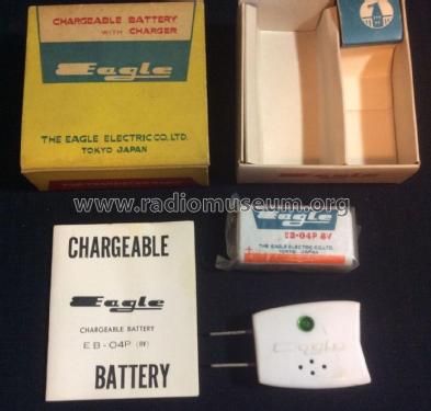 Chargeable Battery with Charger for Transistor Radio EB-04P & EC-105; Eagle Electric (ID = 1738101) Power-S