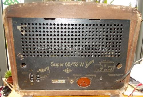 Sonneberg Super 65/52W; EAK, Elektro- (ID = 2823868) Radio