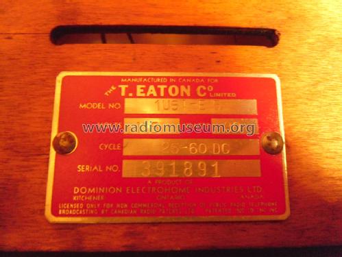 Viking 1U51-E-5 ; Eaton Co. Ltd., The (ID = 852860) Radio