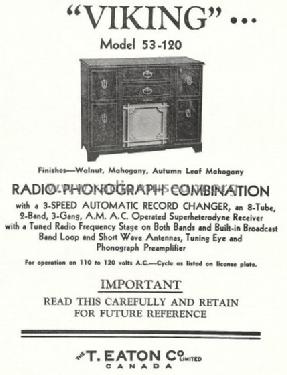 Viking 53-120 ; Eaton Co. Ltd., The (ID = 765931) Radio