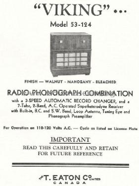 Viking 53-124 ; Eaton Co. Ltd., The (ID = 765935) Radio