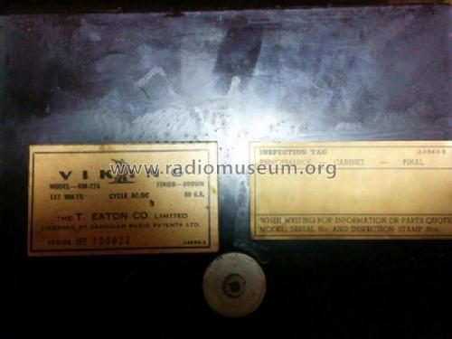 Viking RM274; Eaton Co. Ltd., The (ID = 2137831) Radio