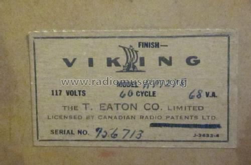 Viking RM-278 ; Eaton Co. Ltd., The (ID = 3078020) Radio