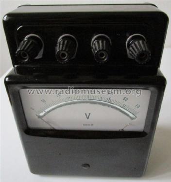 Gleichspannungs - Voltmeter 150 - 300 - 750 V umsteckbar; EAW, Elektro- (ID = 2150630) Ausrüstung