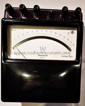 Wattmeter mit Polwender 90 V, 5 A, 1000 Ω; EAW, Elektro- (ID = 2650331) Equipment