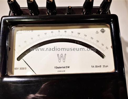 Wattmeter mit Polwender 90 V, 5 A, 1000 Ω; EAW, Elektro- (ID = 2650332) Equipment