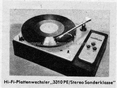 Sonderklasse 3310PE Stereo; Perpetuum-Ebner PE; (ID = 2515544) R-Player