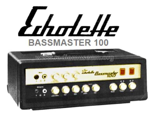 Echolette Bassmaster 100; Echolette Marke / (ID = 2972113) Verst/Mix