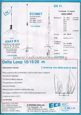 Antenna OC Delta Loop 10/15/20 metri; Eco Antenne di (ID = 2929825) Antenna