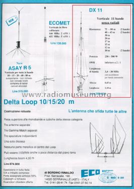 Antenna Verticale 11 bande DX 11; Eco Antenne di (ID = 2929824) Antenna