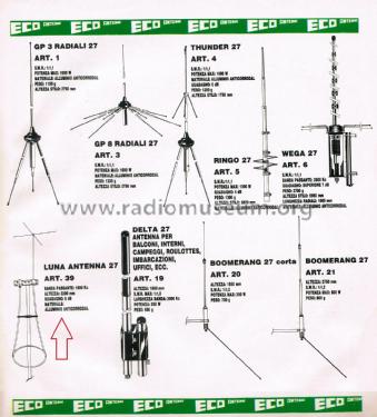 Antenna Luna 27 Art. 39; Eco Antenne di (ID = 3108524) Antenna