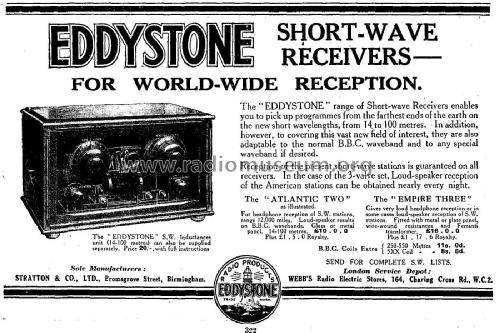 Atlantic Two ; Eddystone Brand, (ID = 3042208) Radio