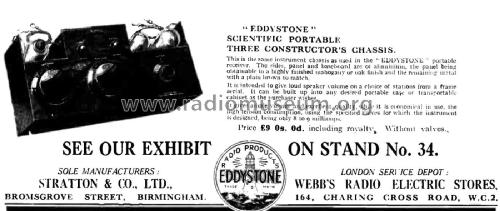 Scientific Portable Three ; Eddystone Brand, (ID = 3042728) Radio