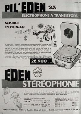 Pil'Eden 25; Eden-Électronique (ID = 1766045) R-Player